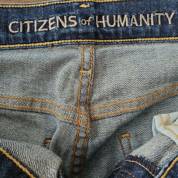 Citizens of Humanity Jeans Womens Size 29 Phoebe Slim Straight Crop Stretch - Picture 8 of 13